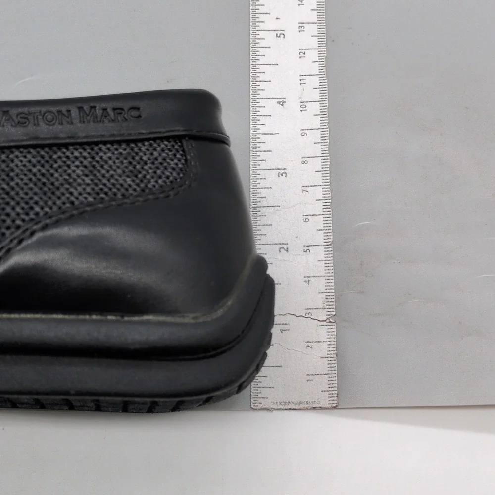 Aston Marc Shoes Mens Walk 02 Black 9.5‎ Driving Loafers Breathable Comfort NEW